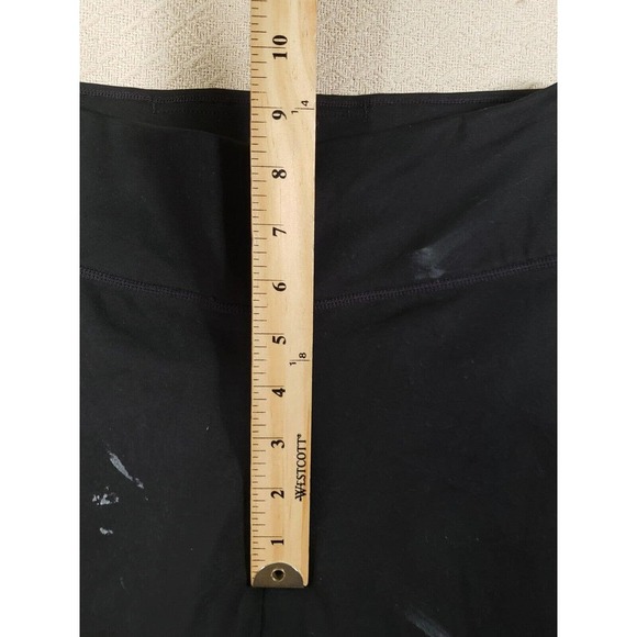 Nike Pants Womens Medium Black Dri Fit Leggings Elastic Waist Mid Rise Pull On - Picture 9 of 9